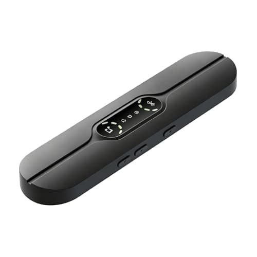 SOVARC Knochenleitung Kissenlautsprecher, Bluetooth Schlaflautsprecher mit 10 Einschlafgeräuschen, Auto-Schlaf-Timer, TF-Karte, Ohrenfreies Design für Seitenschläfer & Schlafprobleme, Schwarz