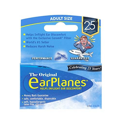 EarPlanes eP2 Ohrstöpsel, wiederverwendbar, 1 Paar